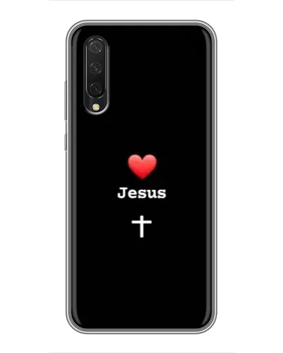Чехол для Xiaomi Mi 9 Lite с картинкой «Сердце - Jesus» Чехол для Xiaomi Mi 9 Lite с картинкой «Сердце - Jesus»