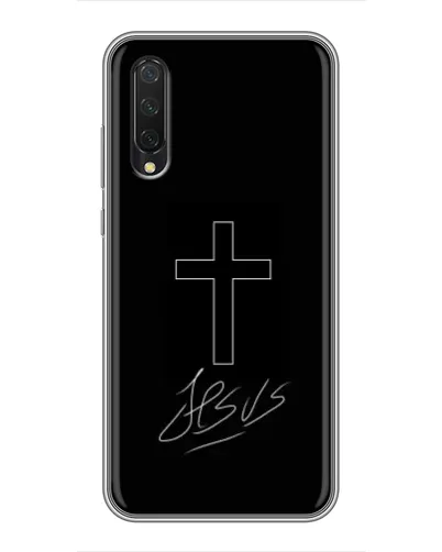 Чехол для Xiaomi Mi 9 Lite с картинкой «Графический крест Jesus» Чехол для Xiaomi Mi 9 Lite с картинкой «Графический крест Jesus»