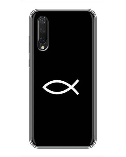 Чехол для Xiaomi Mi 9 Lite с картинкой «Символ рыбы Jesus» Чехол для Xiaomi Mi 9 Lite с картинкой «Символ рыбы Jesus»