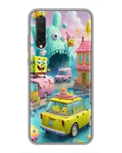 Чехол для Xiaomi Mi 9 Lite с картинкой «Монстр-трак приключения»