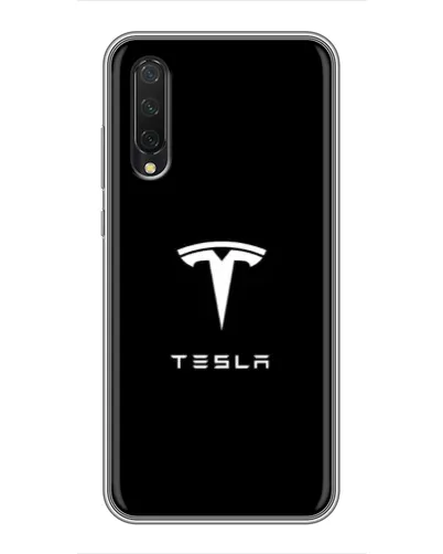 Чехол для Xiaomi Mi 9 Lite с картинкой «Tesla White Logo» Чехол для Xiaomi Mi 9 Lite с картинкой «Tesla White Logo»