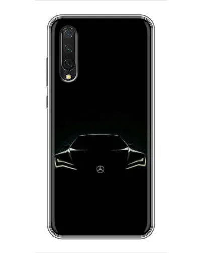 Чехол для Xiaomi Mi 9 Lite с картинкой «Mercedes — силуэт авто» Чехол для Xiaomi Mi 9 Lite с картинкой «Mercedes — силуэт авто»