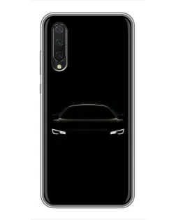Чехол для Xiaomi Mi 9 Lite с картинкой «Взгляд Audi в темноте»