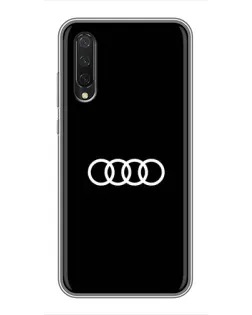 Чехол для Xiaomi Mi 9 Lite с картинкой «Audi White Logo»