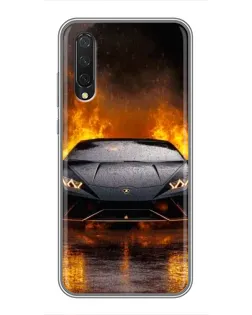 Чехол для Xiaomi Mi 9 Lite с картинкой «Lamborghini в огне» Чехол для Xiaomi Mi 9 Lite с картинкой «Lamborghini в огне»