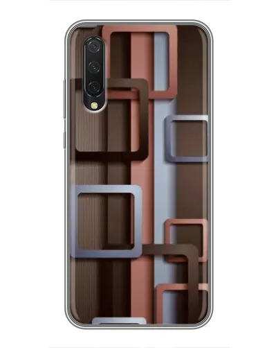 Чехол для Xiaomi Mi 9 Lite с картинкой «Коричневые объемные квадраты» Чехол для Xiaomi Mi 9 Lite с картинкой «Коричневые объемные квадраты»