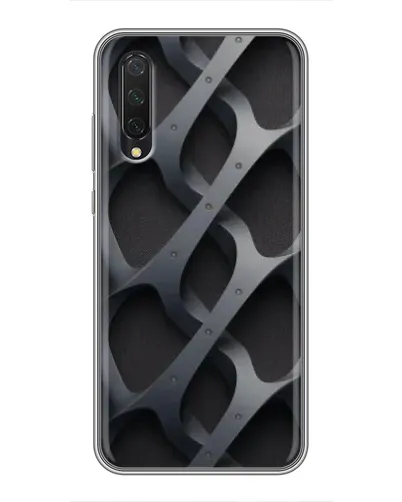 Чехол для Xiaomi Mi 9 Lite с картинкой «Объемное серое плетение» Чехол для Xiaomi Mi 9 Lite с картинкой «Объемное серое плетение»
