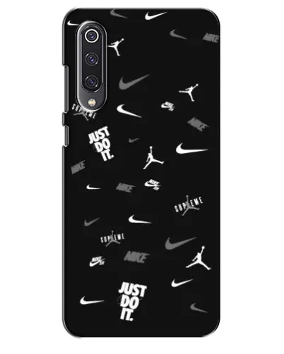 Чехол для Xiaomi Mi 9 SE с картинкой «Nike Black Pattern» Чехол для Xiaomi Mi 9 SE с картинкой «Nike Black Pattern»