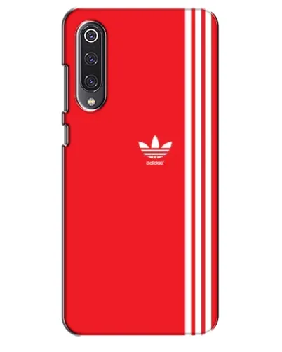Чехол для Xiaomi Mi 9 SE с картинкой «Красный минимализм Adidas»