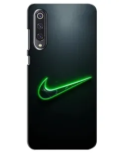Чехол для Xiaomi Mi 9 SE с картинкой «Неоновый контур Nike» Чехол для Xiaomi Mi 9 SE с картинкой «Неоновый контур Nike»