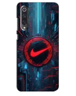 Чехол для Xiaomi Mi 9 SE с картинкой «Техногенный стиль Nike»