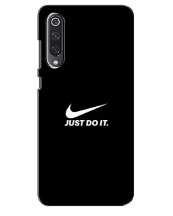 Чехол для Xiaomi Mi 9 SE с картинкой «Минимализм от Nike»