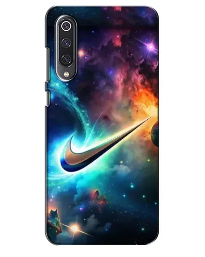 Чехол для Xiaomi Mi 9 SE с картинкой «Космический Nike Swoosh»