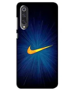 Чехол для Xiaomi Mi 9 SE с картинкой «Синий пульс Nike»