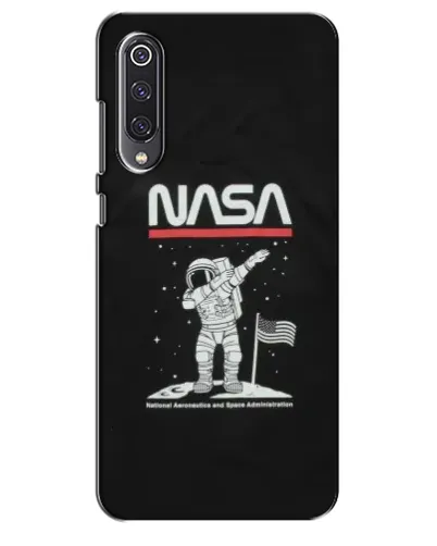Чехол для Xiaomi Mi 9 SE с картинкой «NASA — шагаем по Луне»