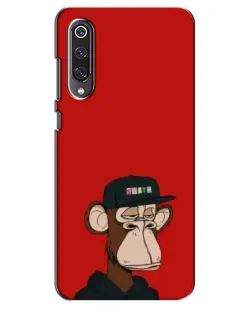 Чохол для Xiaomi Mi 9 SE з картинкою «Bored Ape — червоний фон» Чохол для Xiaomi Mi 9 SE з картинкою «Bored Ape — червоний фон»