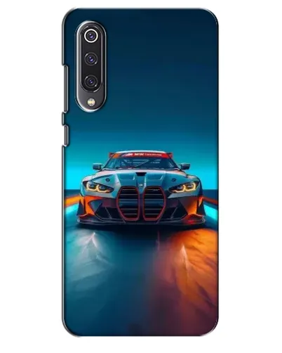 Чехол для Xiaomi Mi 9 SE с картинкой «BMW — огни неона» Чехол для Xiaomi Mi 9 SE с картинкой «BMW — огни неона»