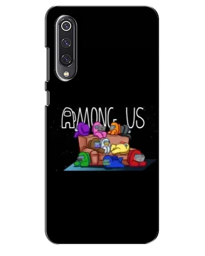 Чехол для Xiaomi Mi 9 SE с картинкой «Логотип Among Us»