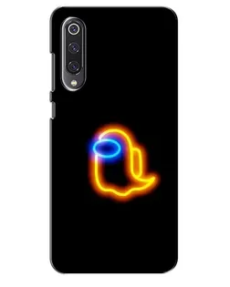 Чехол для Xiaomi Mi 9 SE с картинкой «Among Us неоновое сияние»