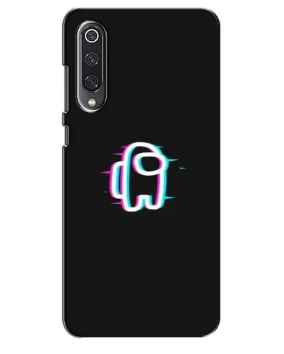 Чехол для Xiaomi Mi 9 SE с картинкой «Among Us неон»