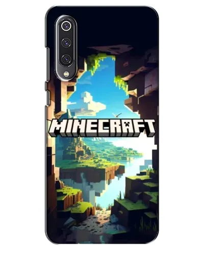 Чехол для Xiaomi Mi 9 SE с картинкой «Пещера Майнкрафт»