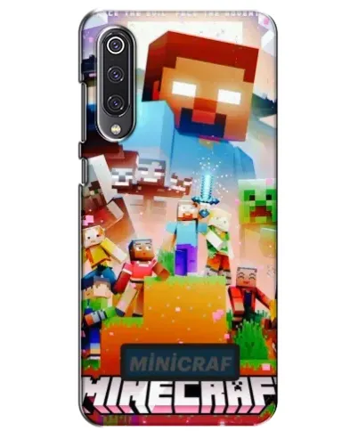 Чехол для Xiaomi Mi 9 SE с картинкой «Minecraft герои игры»