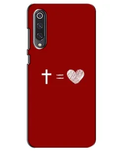 Чехол для Xiaomi Mi 9 SE с картинкой «Уравнение любви»