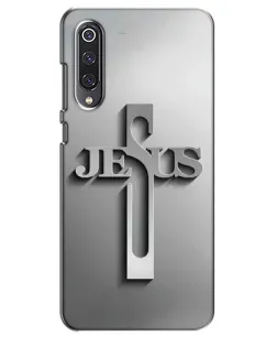Чехол для Xiaomi Mi 9 SE с картинкой «Металлический крест Jesus»