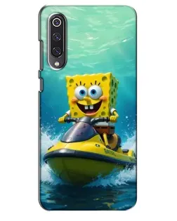 Чехол для Xiaomi Mi 9 SE с картинкой «Спанч Боб на гидроцикле» Чехол для Xiaomi Mi 9 SE с картинкой «Спанч Боб на гидроцикле»