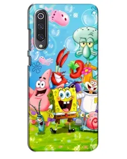 Чехол для Xiaomi Mi 9 SE с картинкой «Губка Боб и друзья» Чехол для Xiaomi Mi 9 SE с картинкой «Губка Боб и друзья»