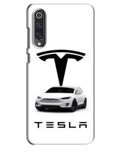 Чехол для Xiaomi Mi 9 SE с картинкой «Tesla White Style» Чехол для Xiaomi Mi 9 SE с картинкой «Tesla White Style»