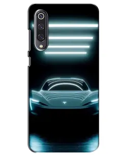 Чехол для Xiaomi Mi 9 SE с картинкой «Tesla в неоне» Чехол для Xiaomi Mi 9 SE с картинкой «Tesla в неоне»