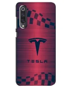 Чехол для Xiaomi Mi 9 SE с картинкой «Тесла красный карбон» Чехол для Xiaomi Mi 9 SE с картинкой «Тесла красный карбон»