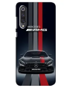 Чехол для Xiaomi Mi 9 SE с картинкой «Mercedes — белый карбон» Чехол для Xiaomi Mi 9 SE с картинкой «Mercedes — белый карбон»