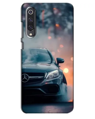 Чехол для Xiaomi Mi 9 SE с картинкой «Mercedes — ночной город»