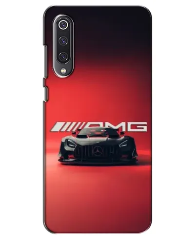 Чехол для Xiaomi Mi 9 SE с картинкой «Mercedes AMG — красная линия»