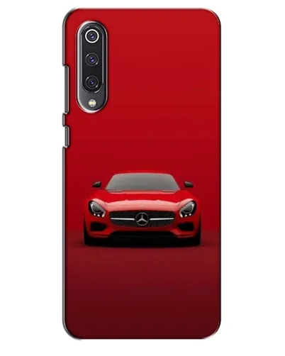 Чехол для Xiaomi Mi 9 SE с картинкой «Красный Mercedes AMG»