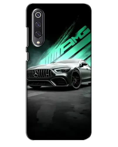 Чехол для Xiaomi Mi 9 SE с картинкой «Темный Mercedes AMG»