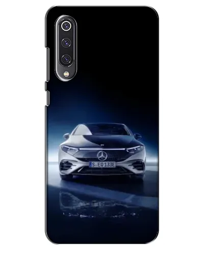 Чехол для Xiaomi Mi 9 SE с картинкой «Ночной Mercedes EQ»