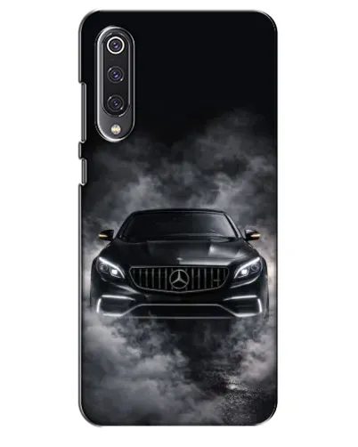 Чехол для Xiaomi Mi 9 SE с картинкой «Mercedes в дыму»