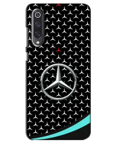 Чехол для Xiaomi Mi 9 SE с картинкой «Mercedes — бирюзовый акцент»