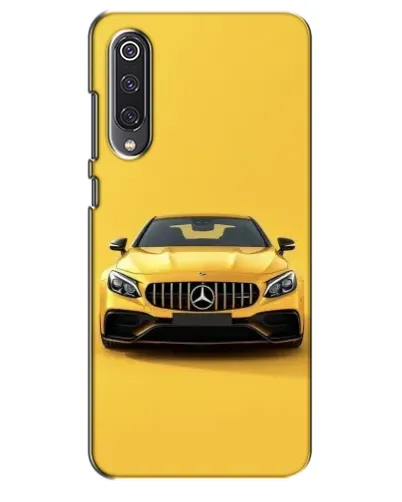 Чехол для Xiaomi Mi 9 SE с картинкой «Желтый Mercedes GT»