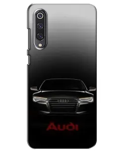Чехол для Xiaomi Mi 9 SE с картинкой «Audi — градиентный контур» Чехол для Xiaomi Mi 9 SE с картинкой «Audi — градиентный контур»