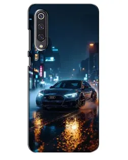Чехол для Xiaomi Mi 9 SE с картинкой «Ночной город и Audi» Чехол для Xiaomi Mi 9 SE с картинкой «Ночной город и Audi»