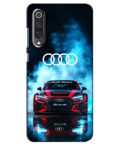 Чехол для Xiaomi Mi 9 SE с картинкой «Audi Sport — неон»