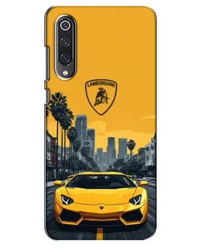 Чехол для Xiaomi Mi 9 SE с картинкой «Желтый Lamborghini город» Чехол для Xiaomi Mi 9 SE с картинкой «Желтый Lamborghini город»