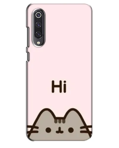 Чехол для Xiaomi Mi 9 SE с картинкой «Пушин говорит Hi»