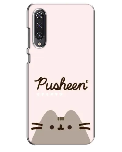 Чехол для Xiaomi Mi 9 SE с картинкой «Pusheen логотип»