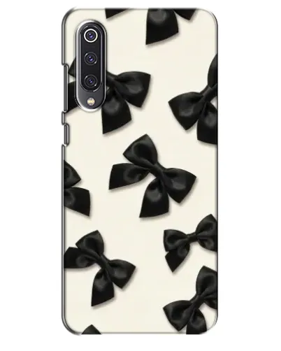 Чехол для Xiaomi Mi 9 SE с картинкой «Черные бантики»