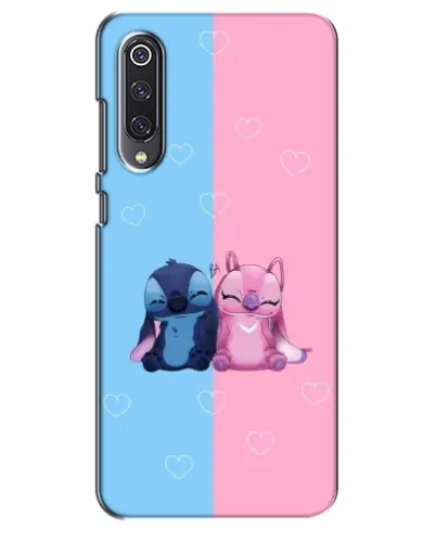 Чехол для Xiaomi Mi 9 SE с картинкой «Stitch и Angel Love»